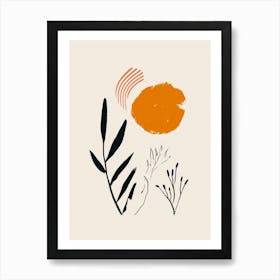 'Sunrise' Abstract Boho Contemporary Design 1 Art Print