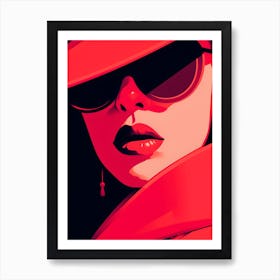 Red Hat Art Print