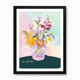 Bouquet Of Flowers 1 Art Print