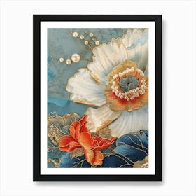 Chinese Flower Painting 113 Art Print