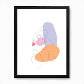 Portrait Of A Woman Wall Art Art Print