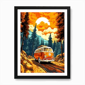 Vw Bus Art Print