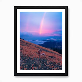 Up In The Hills Art Print