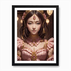 Asian Princess Art Print