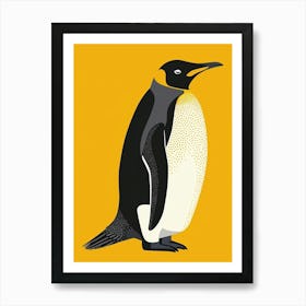 Yellow Emperor Penguin 2 Art Print