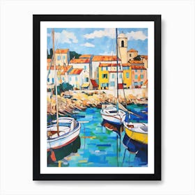 Saint Tropez France 4 Fauvist Painting Art Print
