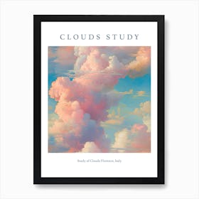 Study Of Clouds Florence, Italy 2 Art Print