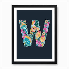 Letter W Art Print