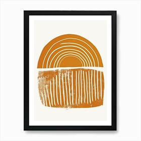 Göttingen Harmony - Minimalist Bauhaus Art Print