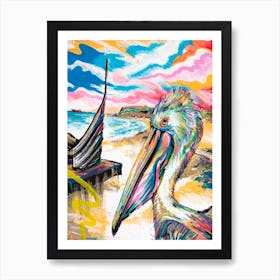 Pelican Pete Art Print
