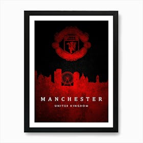 Manchester United 4 Art Print