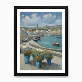 Whispers of the Harbor Breeze Port Of Sardinia Art Print