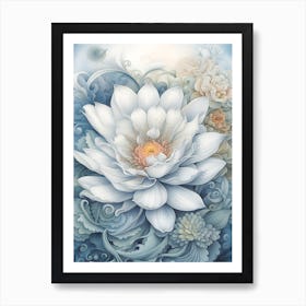 Lotus Flower 1 Art Print