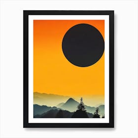 Zhangjiajie National Forest Park China Retro Two Tone Art Print