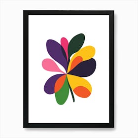 Rainbow Flower Art Print