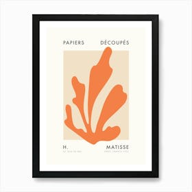 Matisse Papiers Orange Art Print Art Print