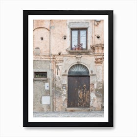 Old Buildings In Calabria In Italy Art Print