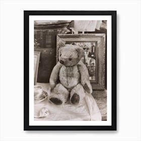 The Little Teddy Bear Art Print