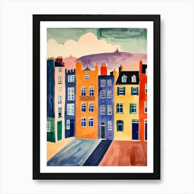 Edinburgh Cityscape Art Print