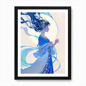 Chinese Girl 3 Art Print