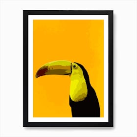 Toucan Yellow Art Print
