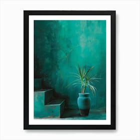 Green Wall Canvas Print Art Print