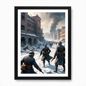 Battle of Stalingrad Art Print