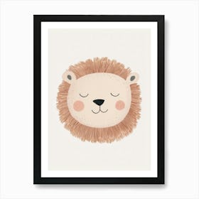 Lion Nursery Print Art Print