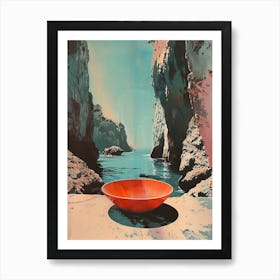 Bowl On The Beach Art Print