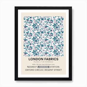 Poster Tulip Tide London Fabrics Floral Pattern 6 Art Print