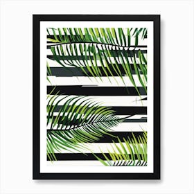 Fashionable Ferns Art Print