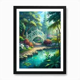 Fairy Garden 1 Art Print