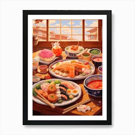 Japanese Food 6 Art Print