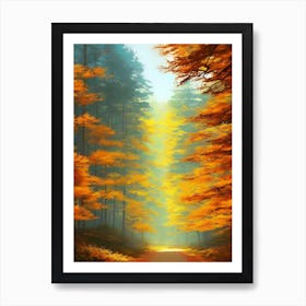 Autumn Forest 23 Art Print