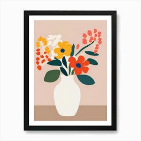 Matisse Flowers In A Vase 8 Art Print