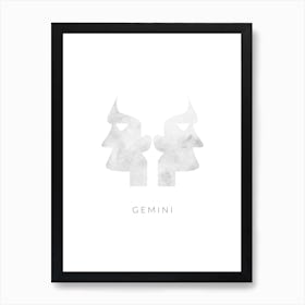 Gemini Zodiac Poster