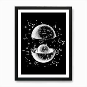 Saturn Planet Art Print