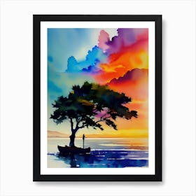 Lone Tree 5 Art Print