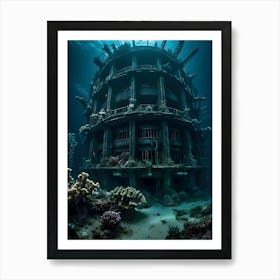 Underwater Relic -Reimagined Art Print