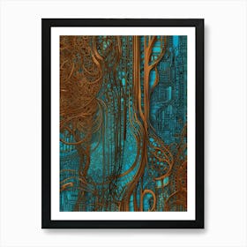 Color abstraction 12 Art Print