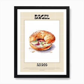 Asiago Bagel 3 Art Print