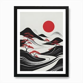 Asian Landscape 11 Art Print