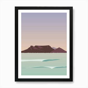 Table Mountain, Cape Town, South Africa Art Print