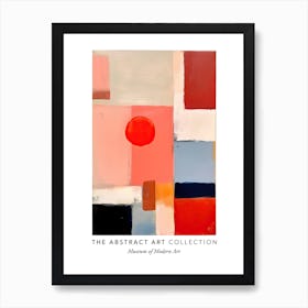 Colourful Abstract 3 Exhibition Poster Art Print