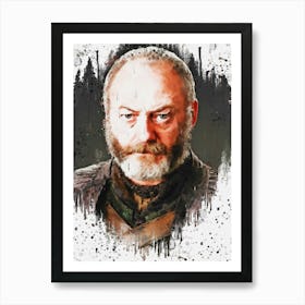 Davos Seaworth Game Of Thrones Painting Art Print