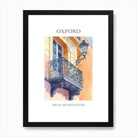 Oxford Travel And Architecture Poster 1 Art Print