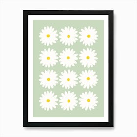 Daisy Green Art Print