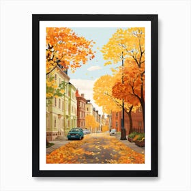 Oslo In Autumn Fall Travel Art 2 Art Print