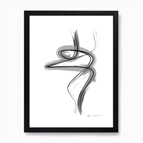 Spiral Strokes 4 Art Print