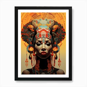 African woman 1 Art Print